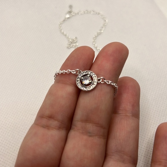 Silver Zirconia Necklace - Picture 6 of 6